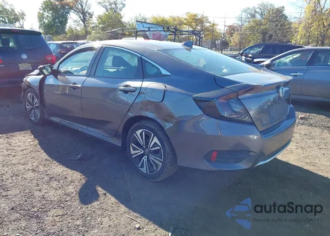 2018 Honda Civic Ex-T from USA, damaged, VIN JHMFC1F33JX030223